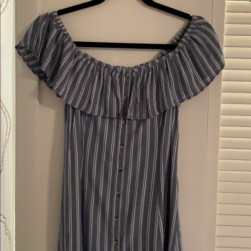 Flattering Off The Shoulder Mini Dress